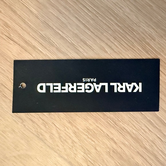 NWT Karl Lagerfeld Paris Choupette Cat Print Button Down Shirt Black White - Picture 6 of 7